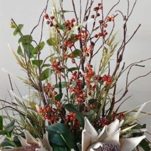 Arranjo flores permanentes